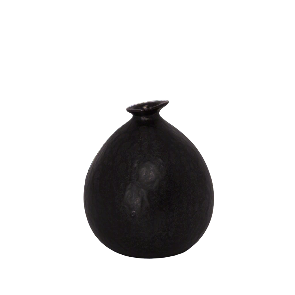 Macie Sculptural Textured Ceramic Vase