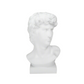 Gaviel White Resin Head Sculpture