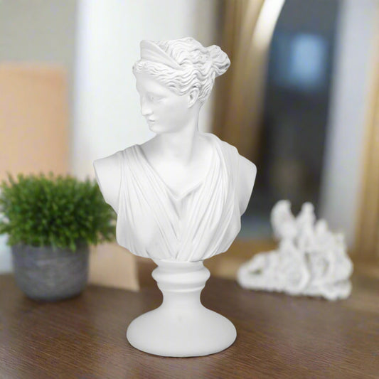 Simone Resin Lady Head Sculpture