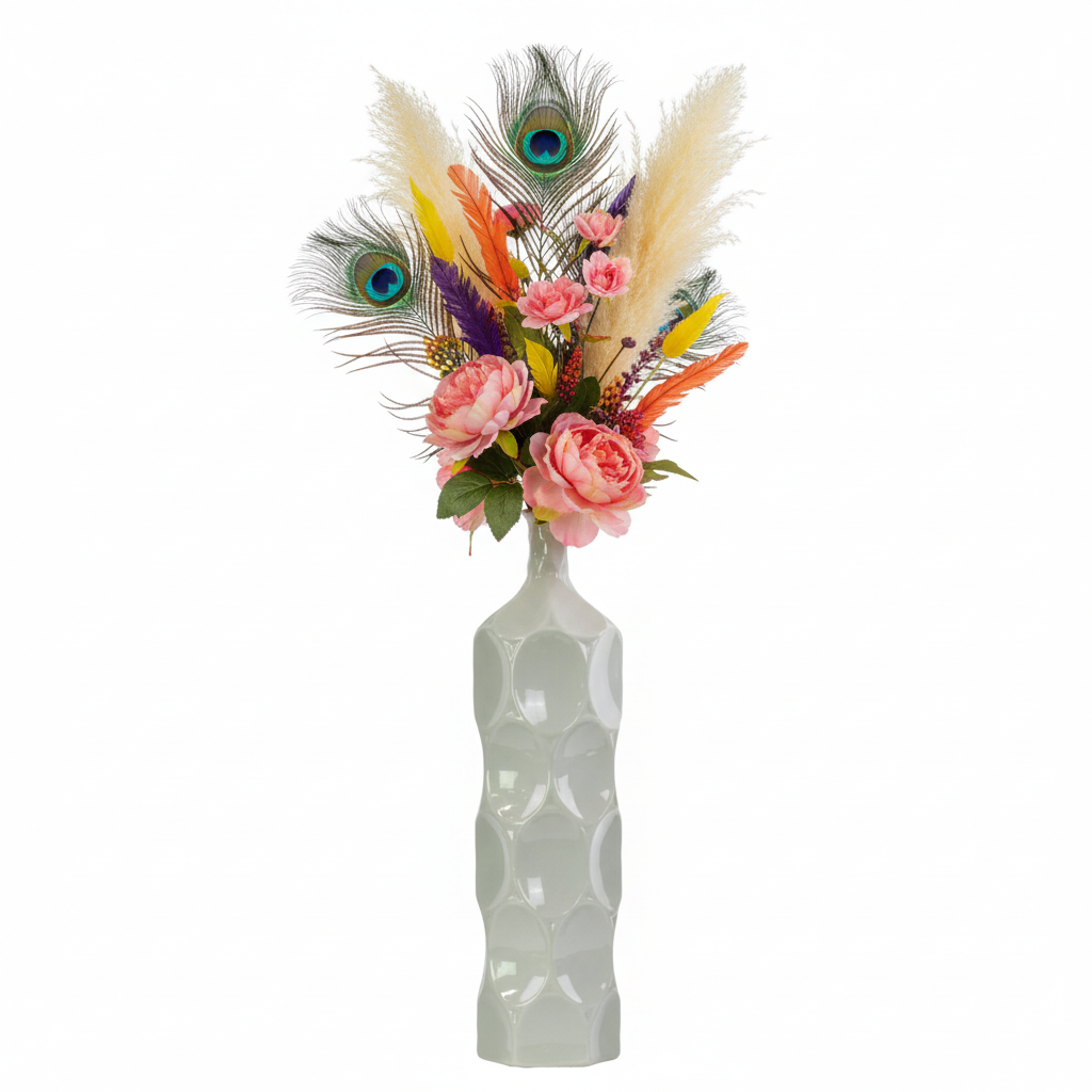 Dotty Ceramic Bottle Vases