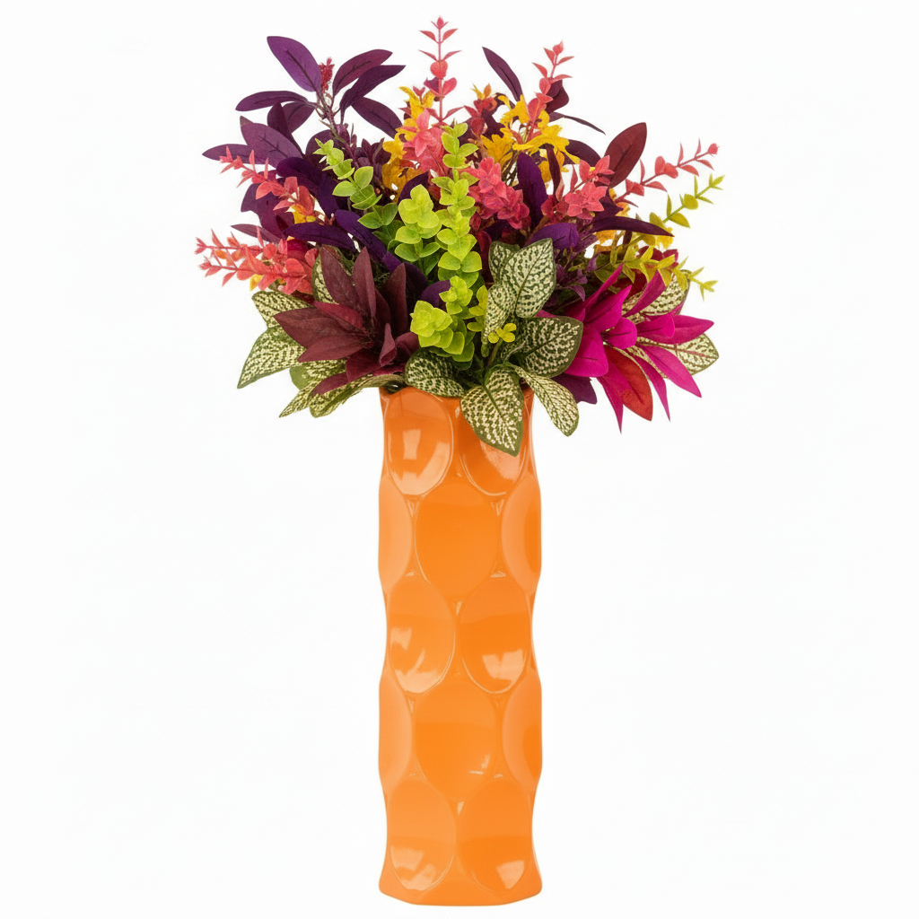 Jaselle Dimpled Ceramic Vase