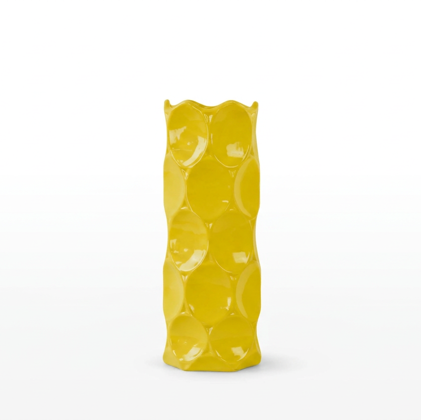 Jaselle Dimpled Ceramic Vase