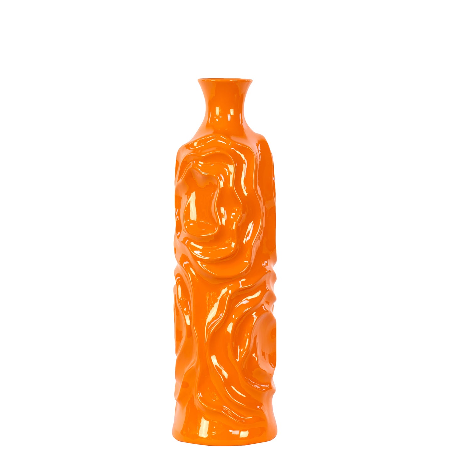 Maya Wrinkled Ceramic Vase