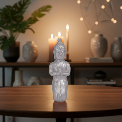 Tahlea Cement Praying Buddha in Kneeling Position
