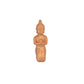 Cement Praying Buddha in Kneeling Position Painted Finish