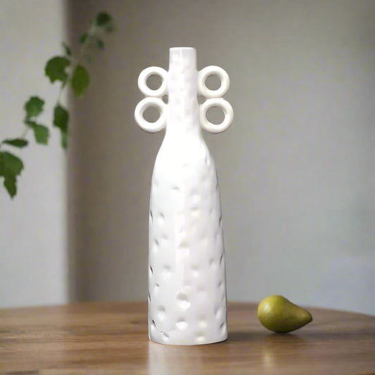 Kavina Dotted Ceramic Vase