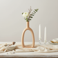 Allegra Ceramic Slim Oval Ring Vase