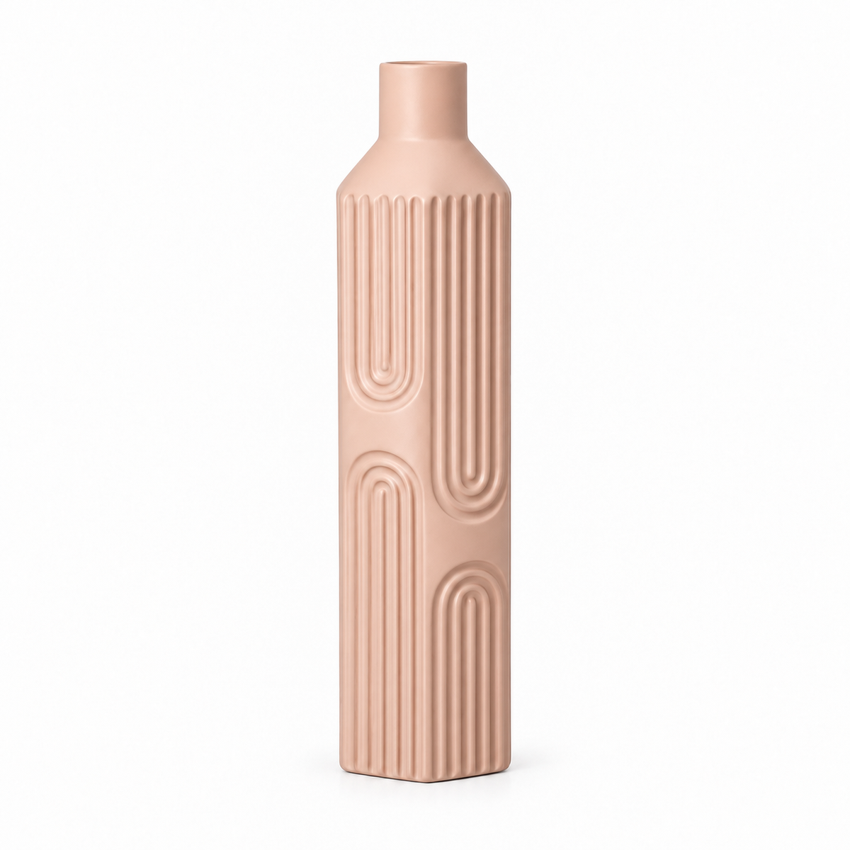 Ardelle Ceramic Square Bottle Vase