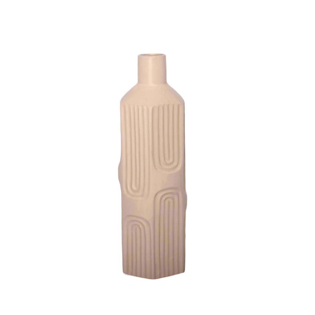 Ardelle Ceramic Square Bottle Vase