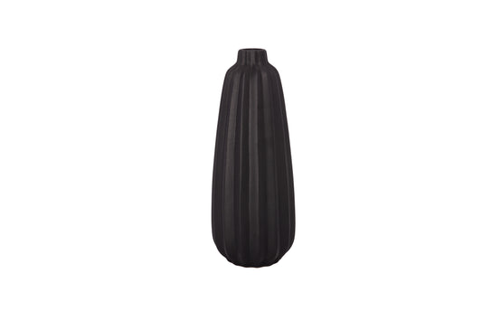 Ceramic Vase Black-15.50"H