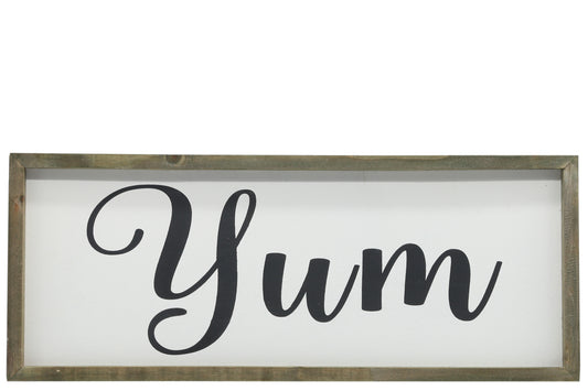 Wood Rectangle Wall Art Painted Finish