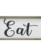 Wood Rectangle Wall Art Painted Finish