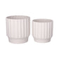 Quessara Ceramic Planter with Stand Set (Set of 2)