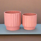 Quessara Ceramic Planter with Stand Set (Set of 2)