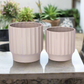 Quessara Ceramic Planter with Stand Set (Set of 2)