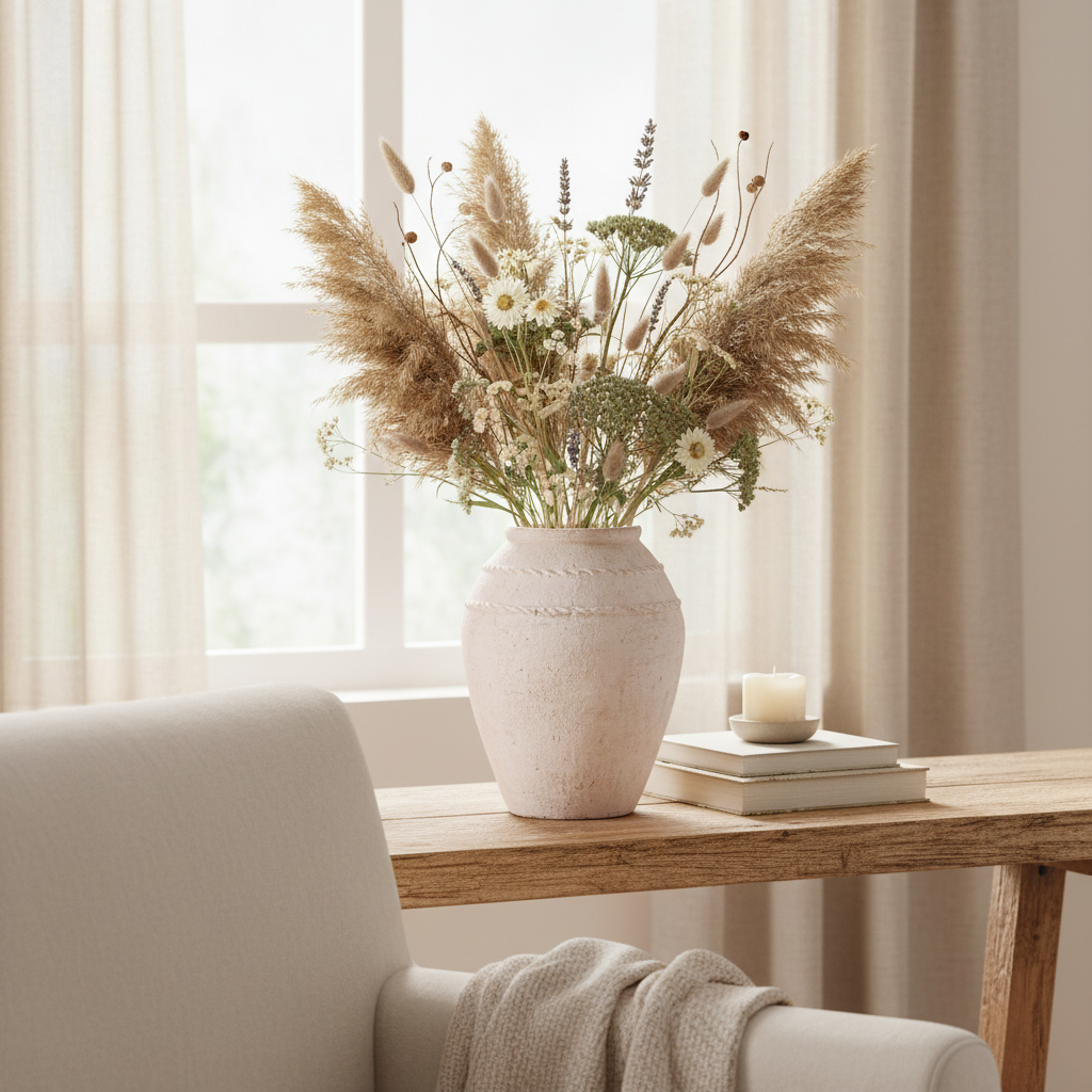 Laia Rustic Stoneware Vase