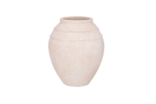 Terracotta Vase Brown-12.50"H