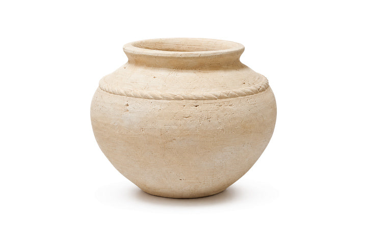 Minty Bulbous Stoneware Vase