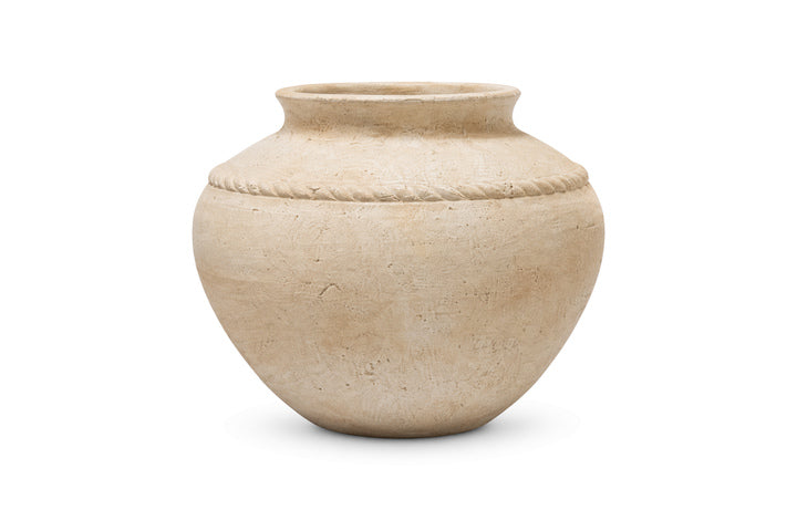Minty Bulbous Stoneware Vase