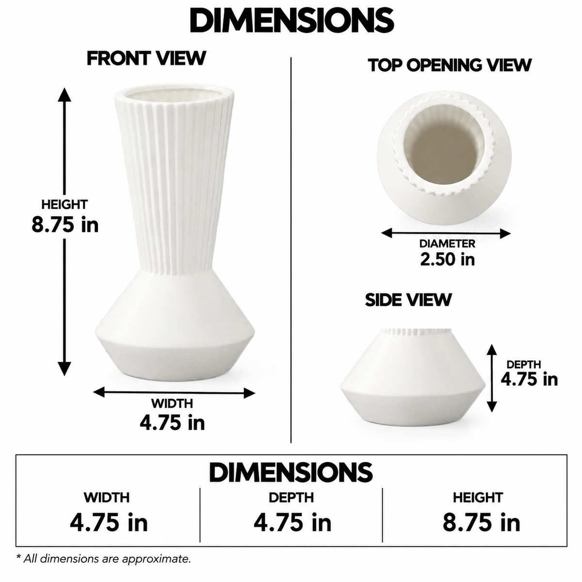 Corvia Ceramic Long Neck Vase