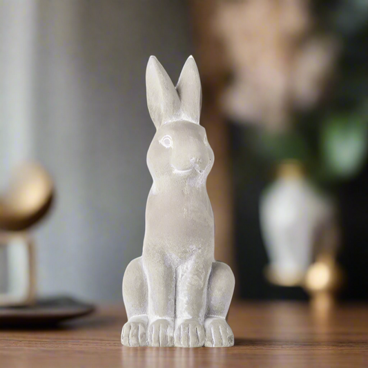 Willow Gray Cement Bunny