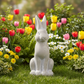 Willow Gray Cement Bunny