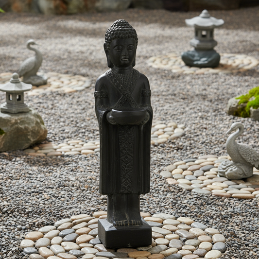 Tenzin Standing Buddha Terracotta Figurine
