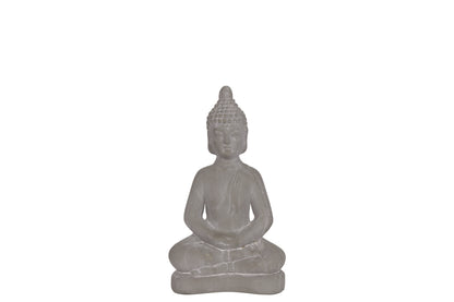 Terracotta Buddha  Figurine Washed  Finish