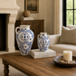 Ami Chinoiserie Single-Handled Ceramic Vase