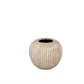 Stoneware Pot Gray & Gold