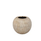 Stoneware Pot Gray & Gold
