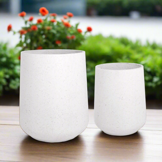 Serelisse Cement Flower Pot (Set of 2)