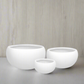 Noely White Fiberclay Planter Set (Set of 3)