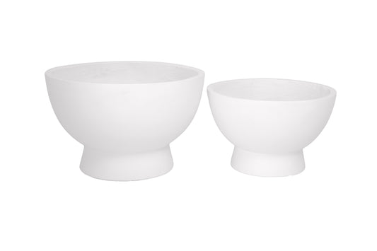 Fiberclay Stand Planters Set of Two