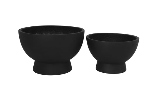 Fiberclay Stand Planters Set of Two