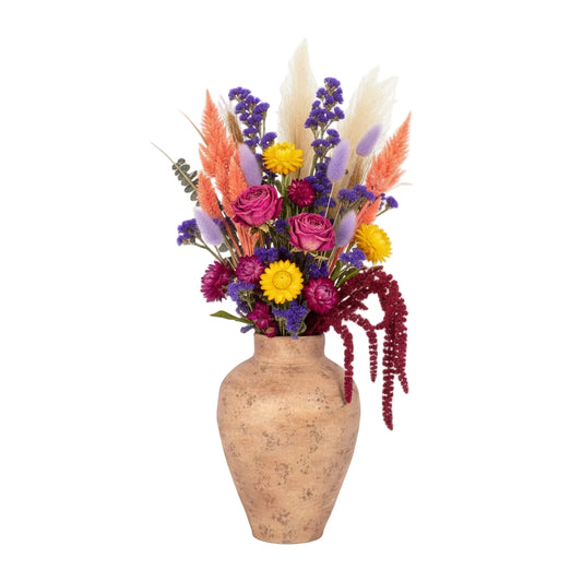 Kavya Modern Matte Sculptural Brown Vase