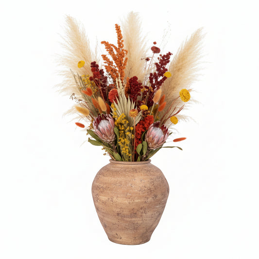 Dewi Handcrafted Rustic Planter