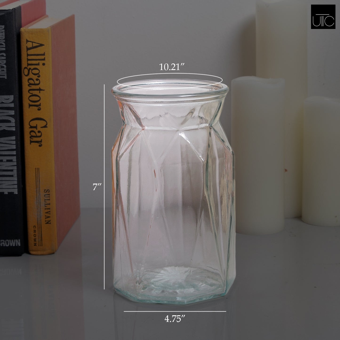 Ava Clear Glass Vase