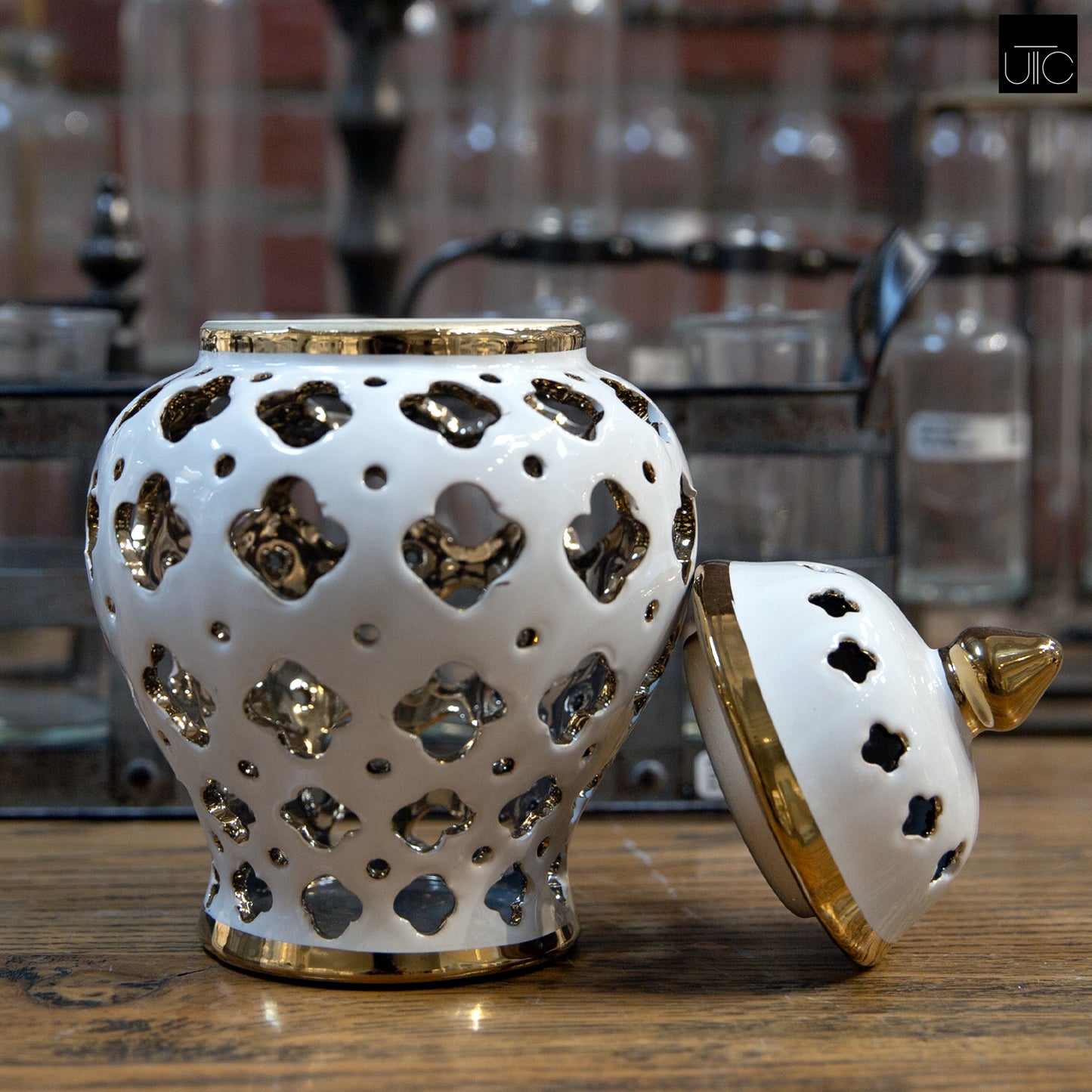 Haven Porcelain Jar with Lid