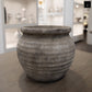 Della Rustic Jar-Style Cement Planter