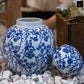 Marston Ceramic Chinoiserie Ginger Jar