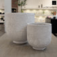 Irina Cylinder Planters with Pedestal Base (Set of 2)
