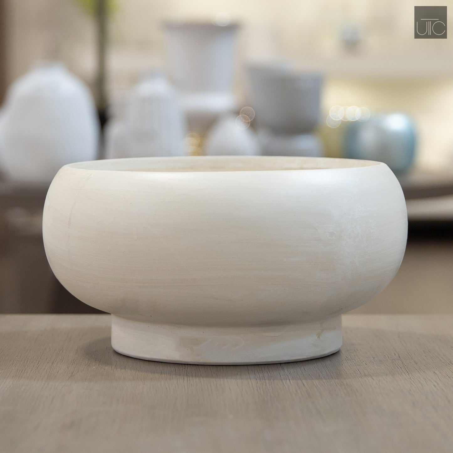 Terracotta Mushroom Compote Planter Washed Finish