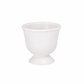 Zavine Matte White Pedestal Planter