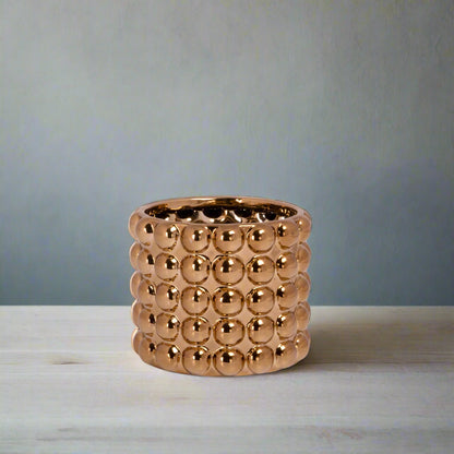 Valera Bronze Stoneware Planter