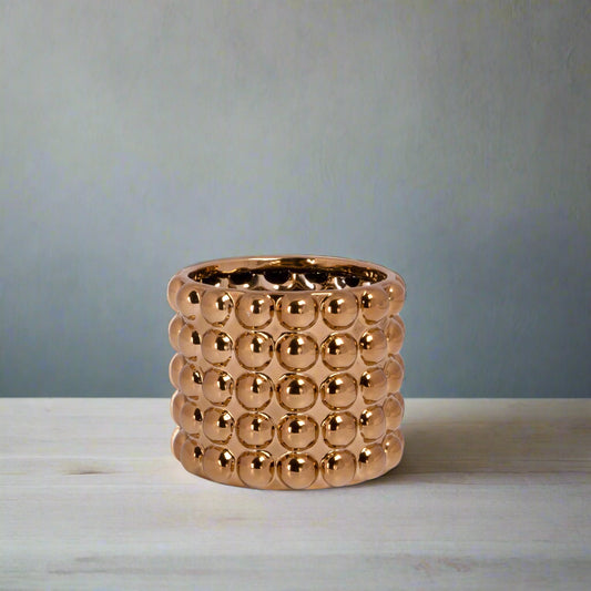 Valera Bronze Stoneware Planter