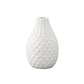 Katlynne Ceramic Engraved White Vases
