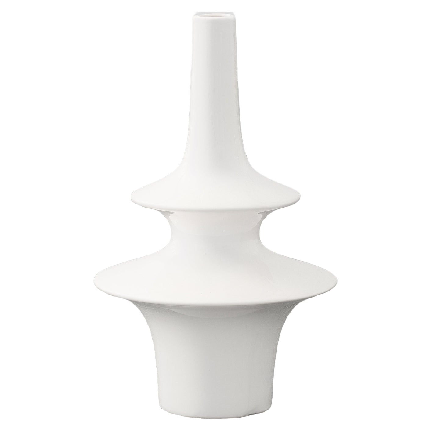 Varello Ceramic Bellied Round Vase