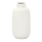 Ceramic Round Cylinder Bottle Vase Matte Finish
