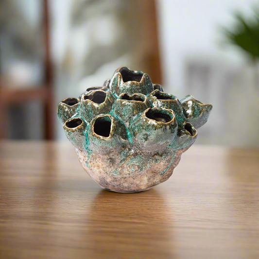 Bellvara Ceramic Cluster Organic Vase